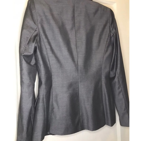 Charcoal Gray Calvin Klein Suit - Blazer + Skirt - Picture 11 of 11